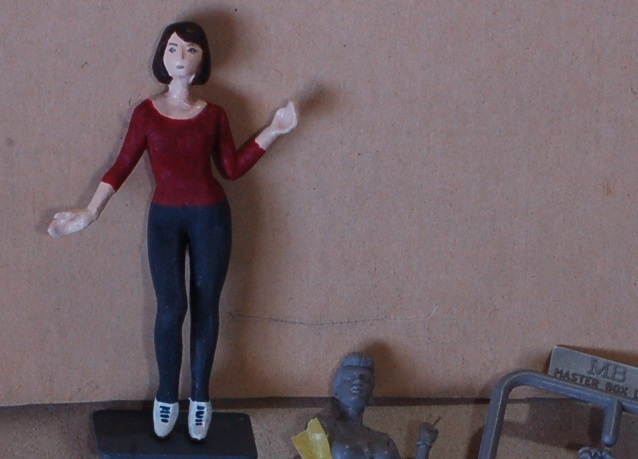 1/24フィギュアの完全自作フルスクラッチ （完成しました